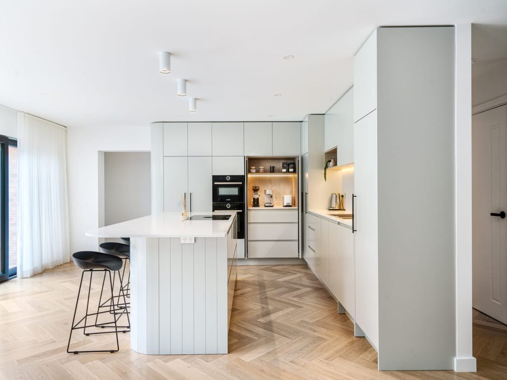 Custom pantry storage designed for everyday family living