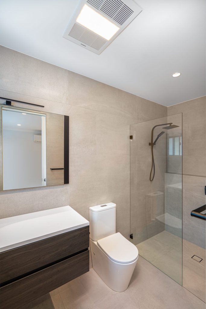 Contemporary bathroom in The Ponds