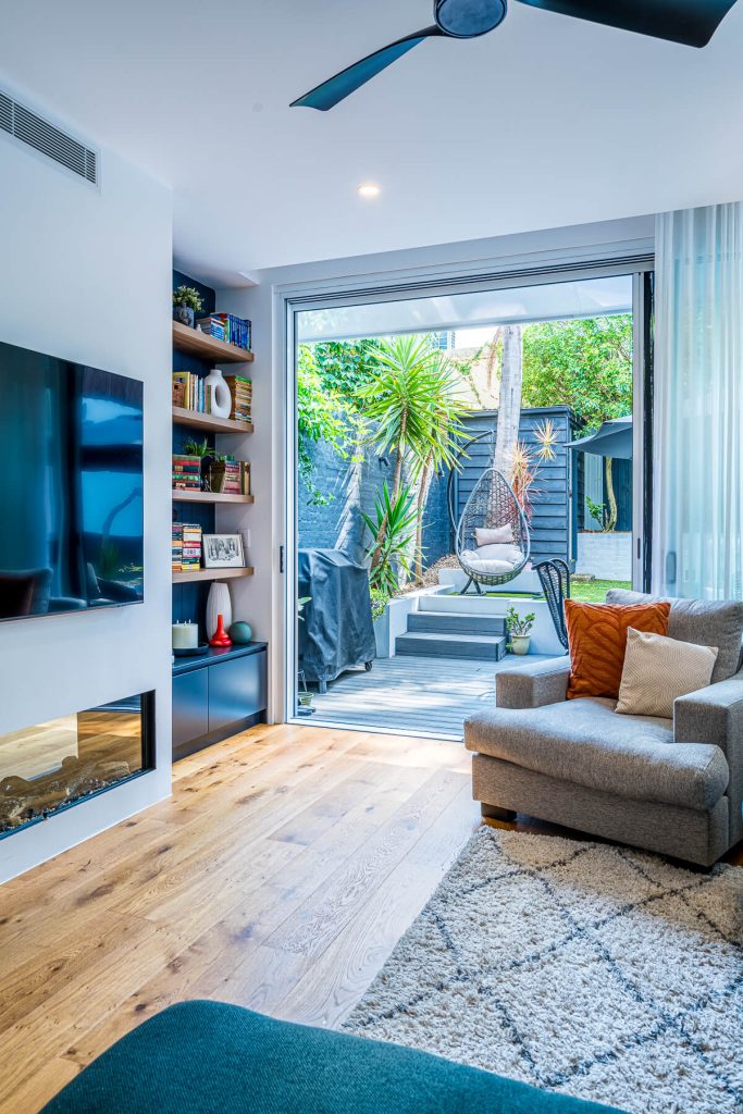 Premium custom joinery installed throughout a contemporary home extension in Balmain